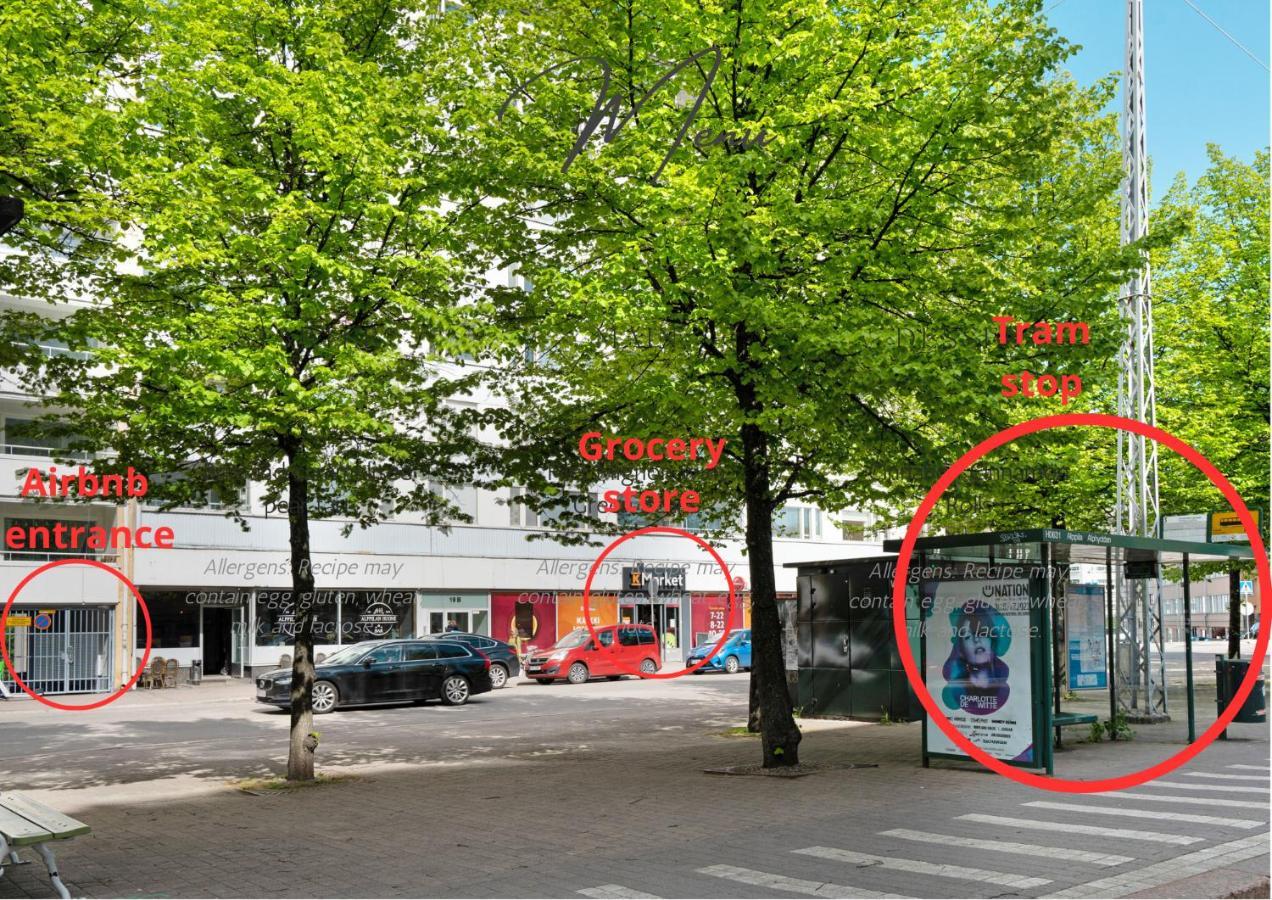 Just Renovated Stylish Nordic Studio By Tram Stop Helsinki Dış mekan fotoğraf